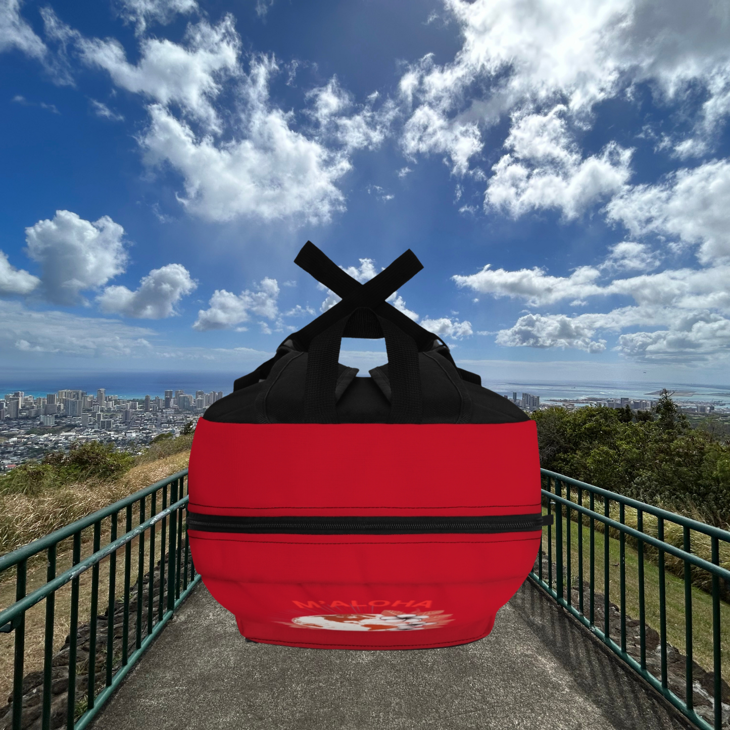 M'Aloha Earth red Backpack