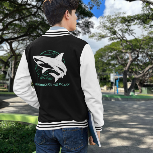 M'Aloha Shark Letterman Jacket