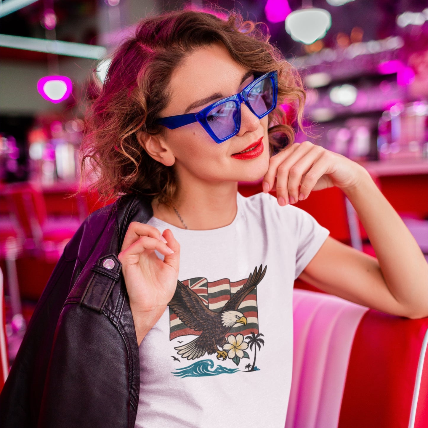 M'Aloha Eagle - Women's Softstyle Tee