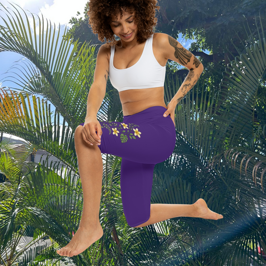 M'Aloha Amethyst - Women’s Capri Leggings