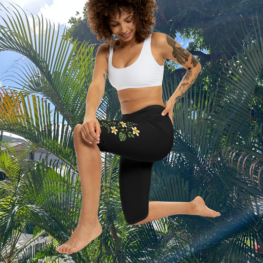 M'Aloha Onyx - Women’s Capri Leggings
