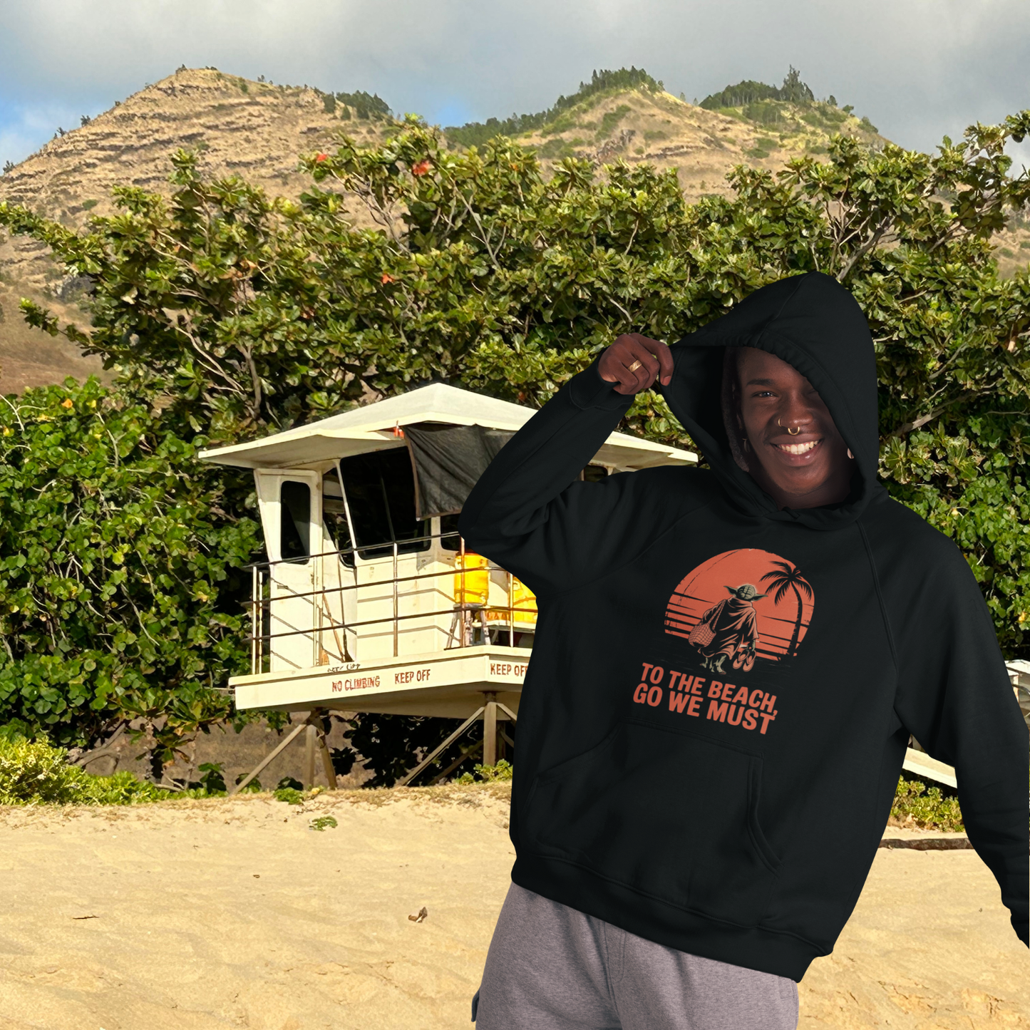 Beach Go We Must Hoodie