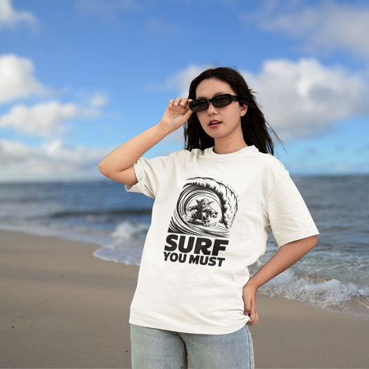 Surf you Must Unisex Oversize Tee