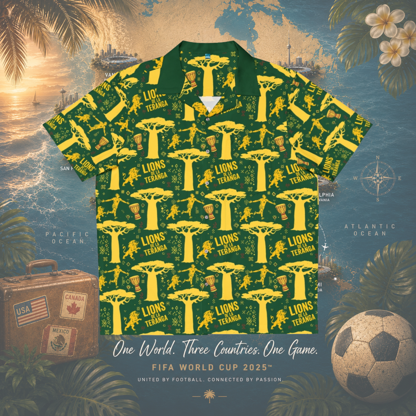 Hawaiian Worldcup Shirt Senegal