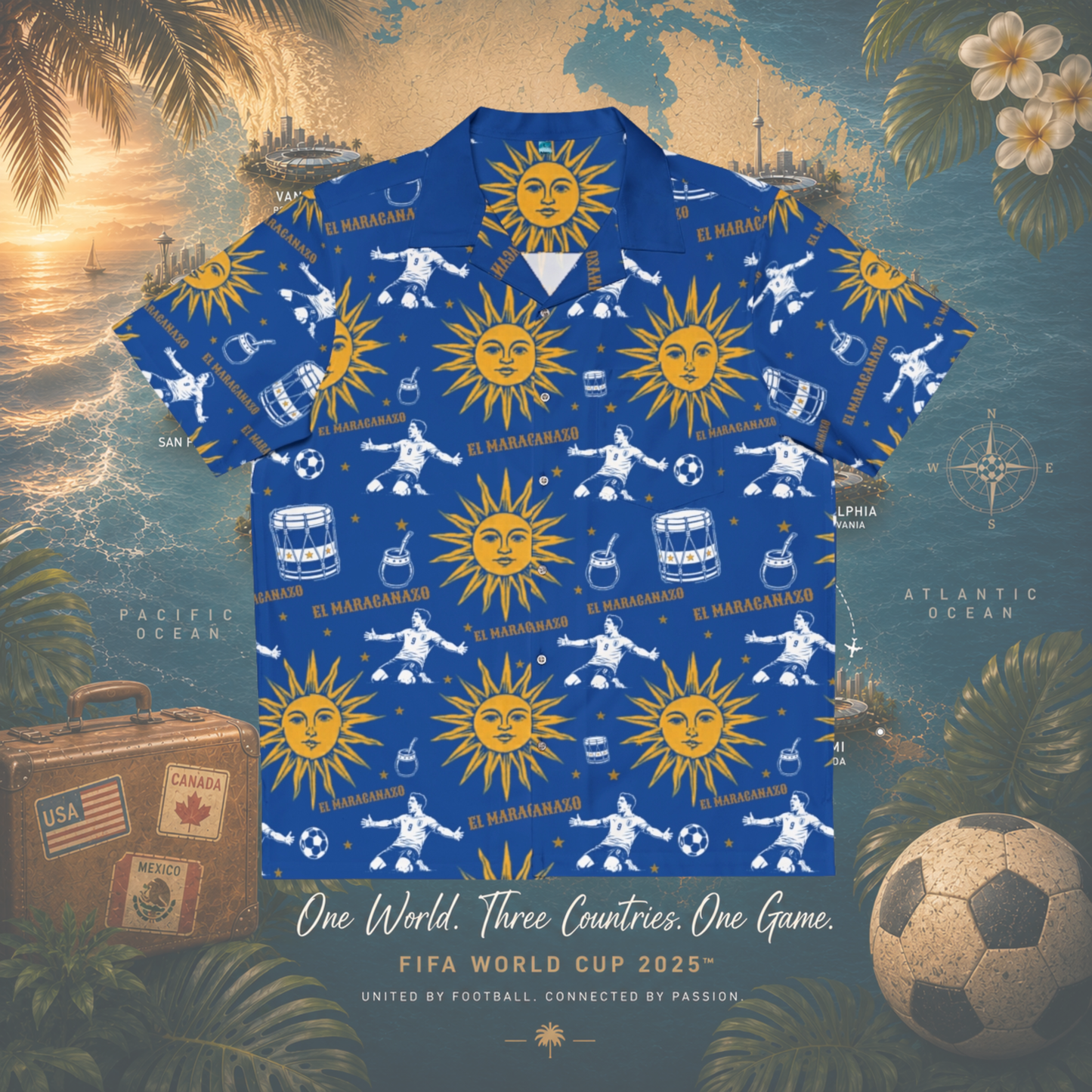 Hawaiian Worldcup Shirt Uruguay