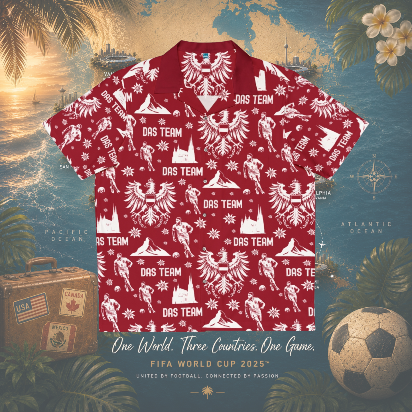 Hawaiian Worldcup Shirt Austria