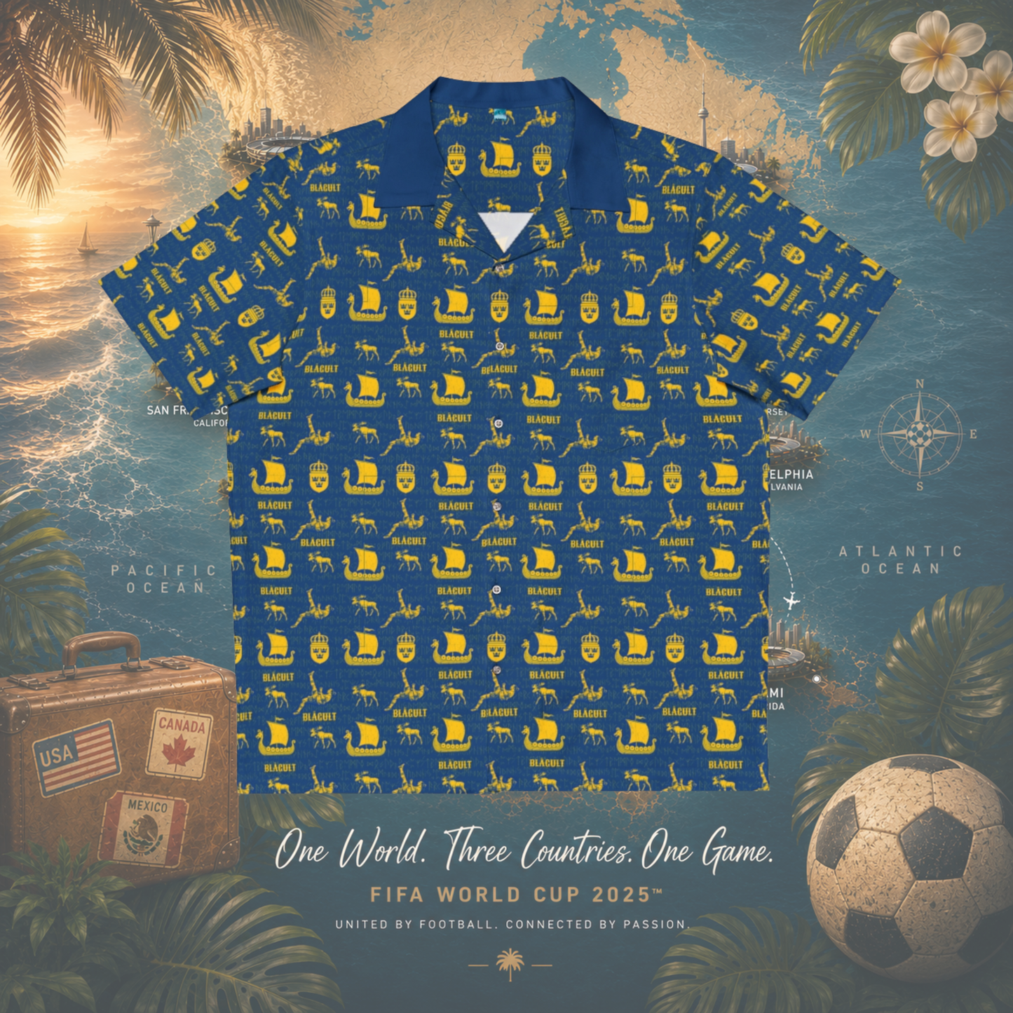 Hawaiian Worldcup Shirt Sweden