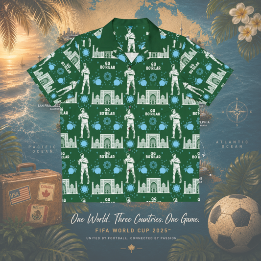 Hawaiian Worldcup Shirt Uzbekistan