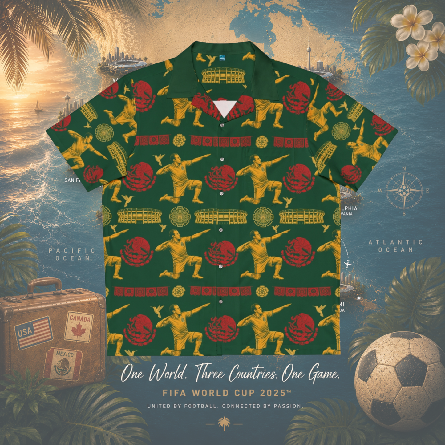 Hawaiian Worldcup Shirt Mexico