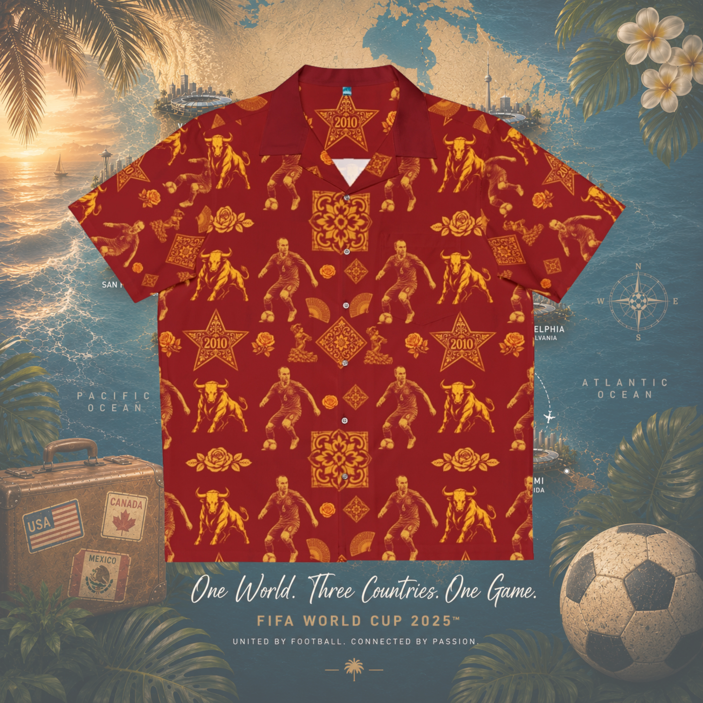 Hawaiian Worldcup Shirt Spain