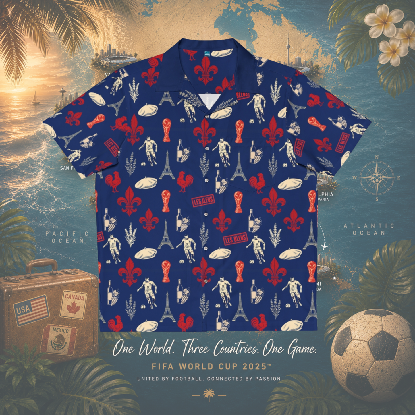 Hawaiian Worldcup Shirt France