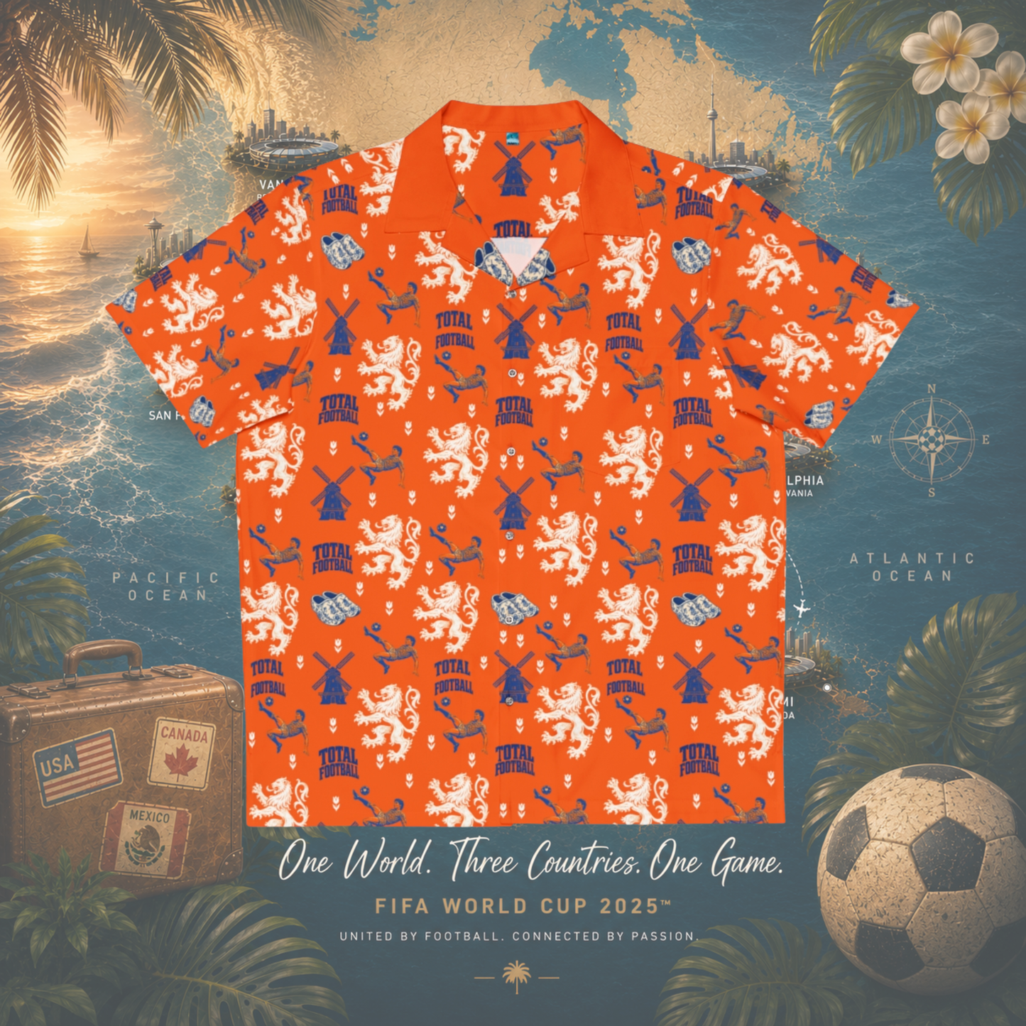 Hawaiian Worldcup Shirt Netherlands