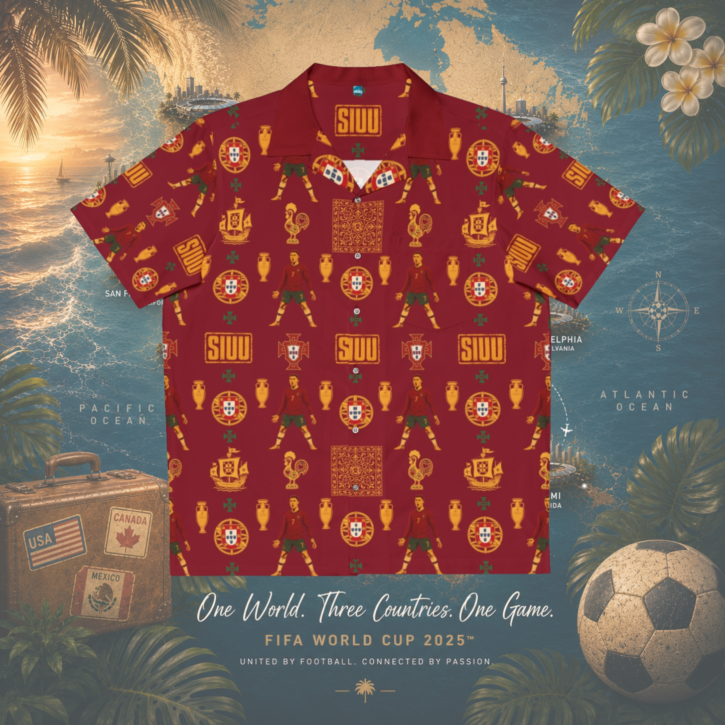 Hawaiian Worldcup Shirt Portugal