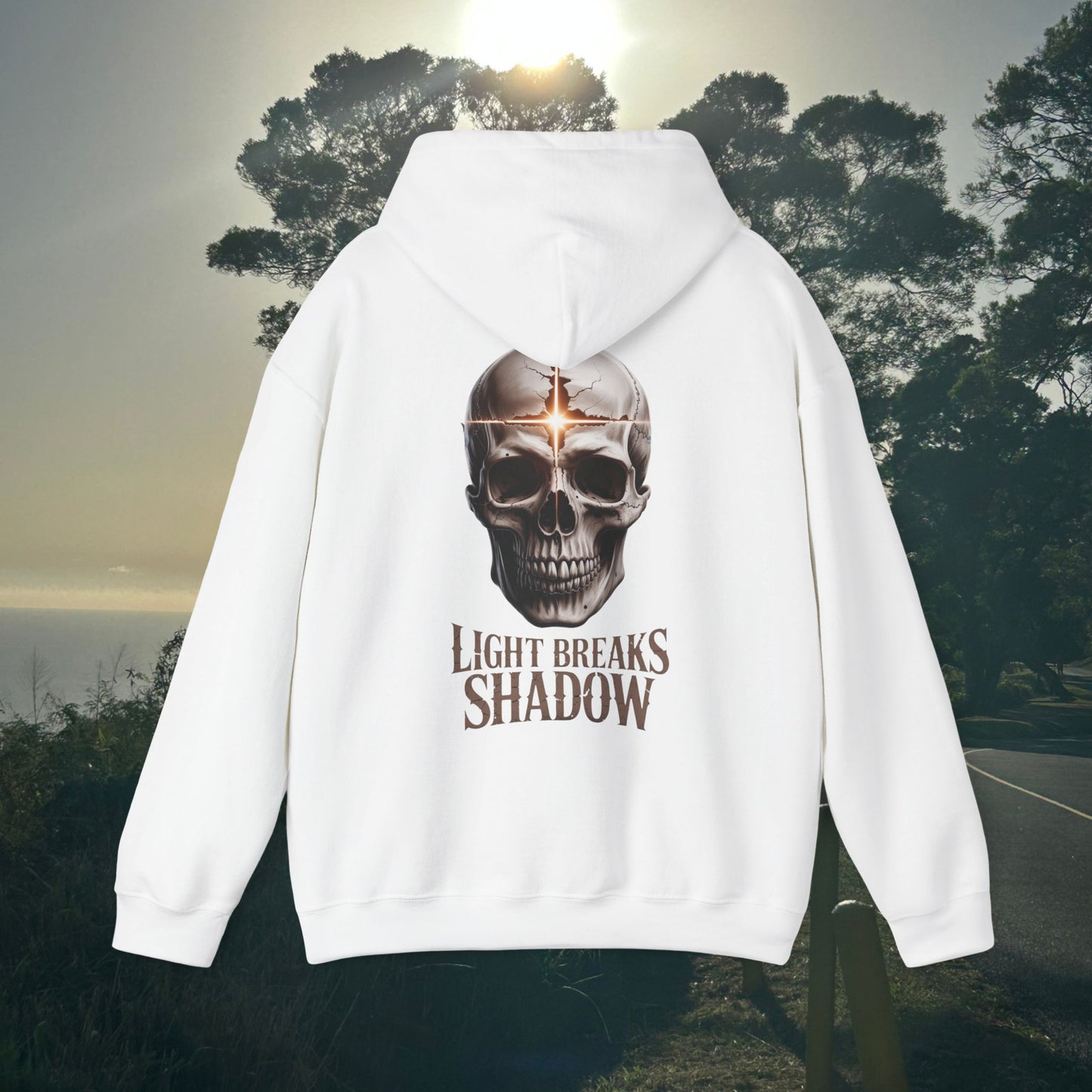 Light Breaks Shadow- Unisex Hoodie