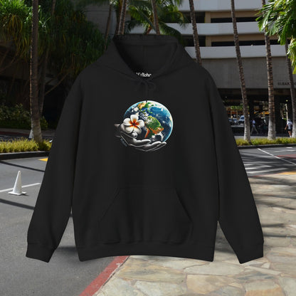 M'Aloha Earth - The World in your Hand Hoodie