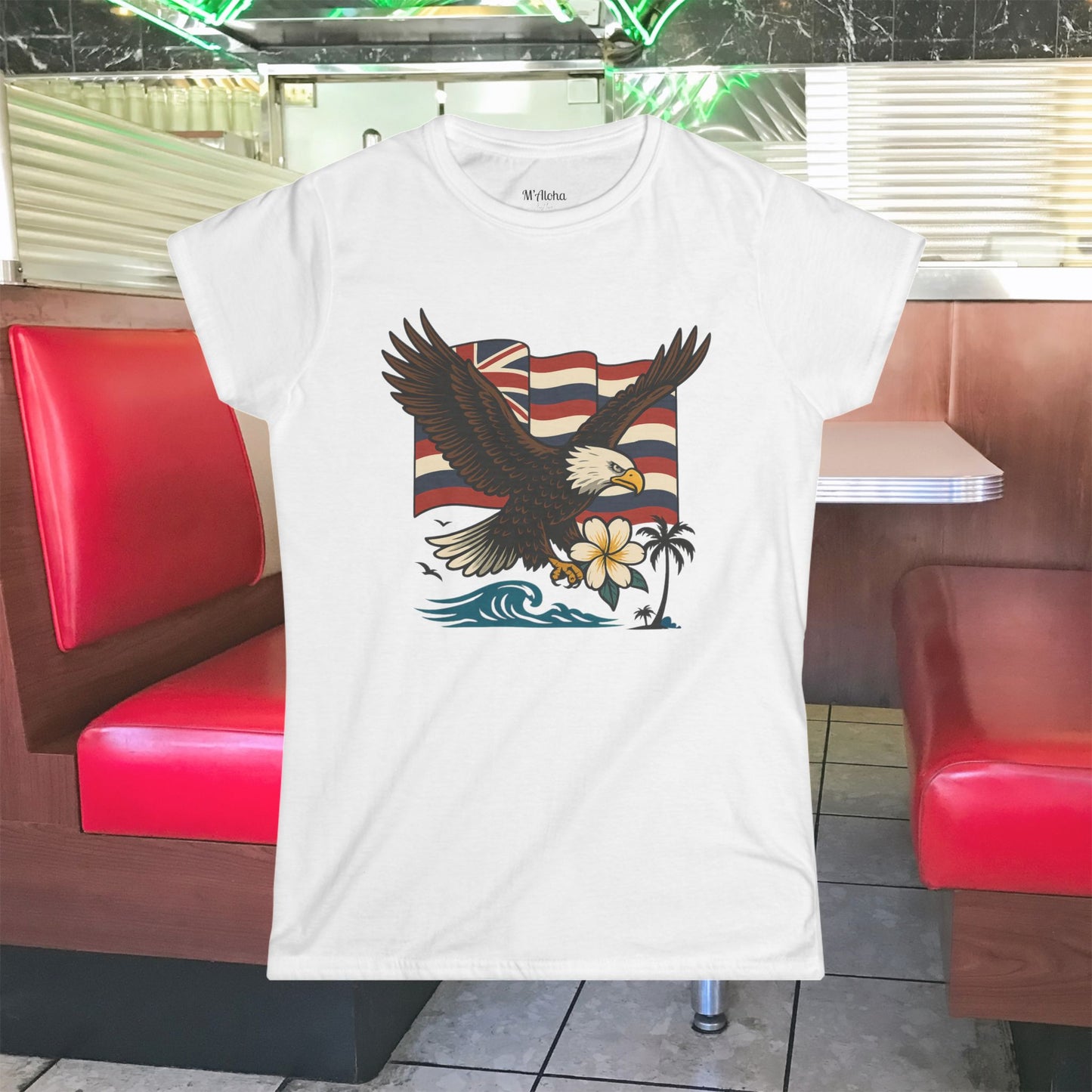M'Aloha Eagle - Women's Softstyle Tee