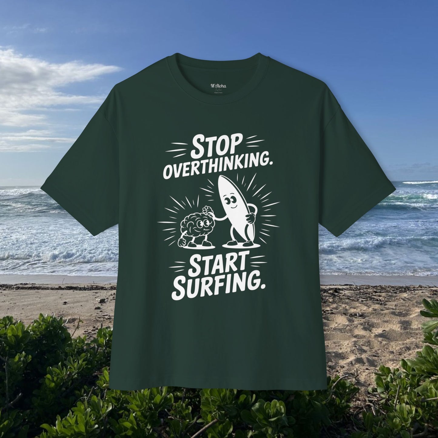 Stop Overtinking  -  Unisex Oversize Tee