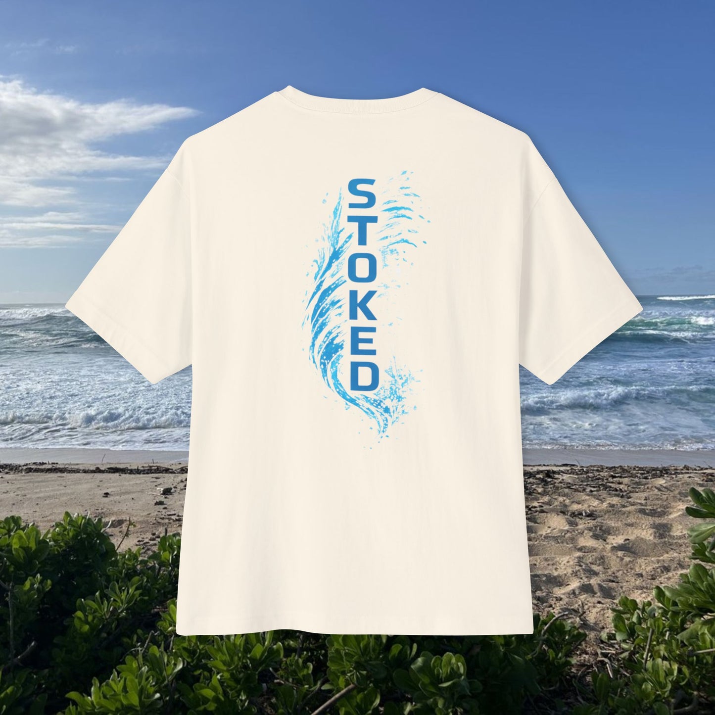 Stress is water soluble -  Unisex Oversize Tee