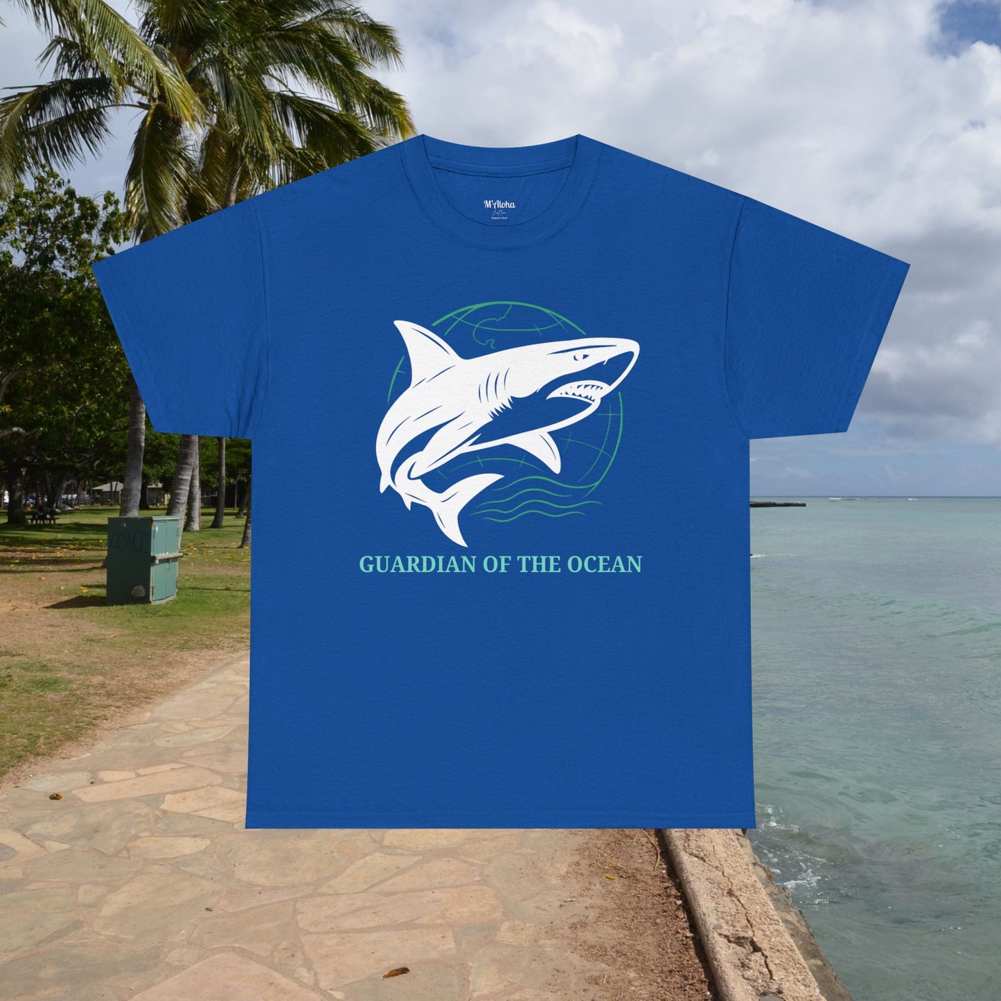 M'Aloha Earth - Shark Men's T-Shirt