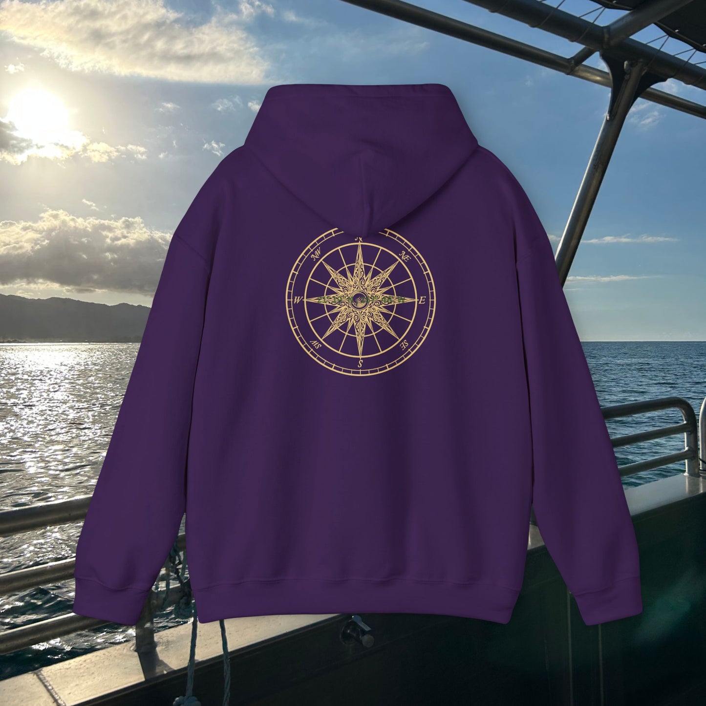 M'Aloha Earth - Compass Men's Hoodie