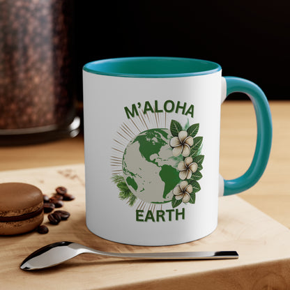 Wake up M'Aloha Eart Globus Mug