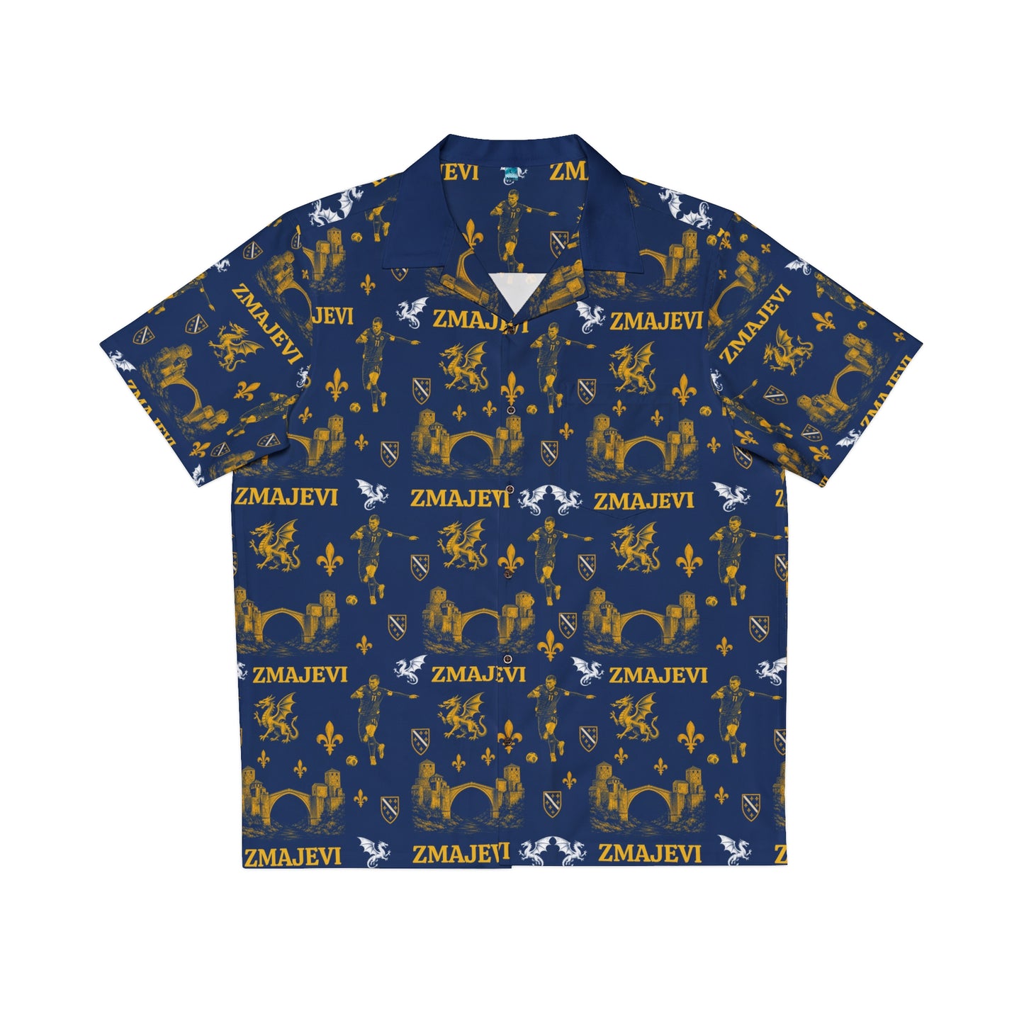 Hawaiian Worldcup Shirt Bosnia and Herzegovina