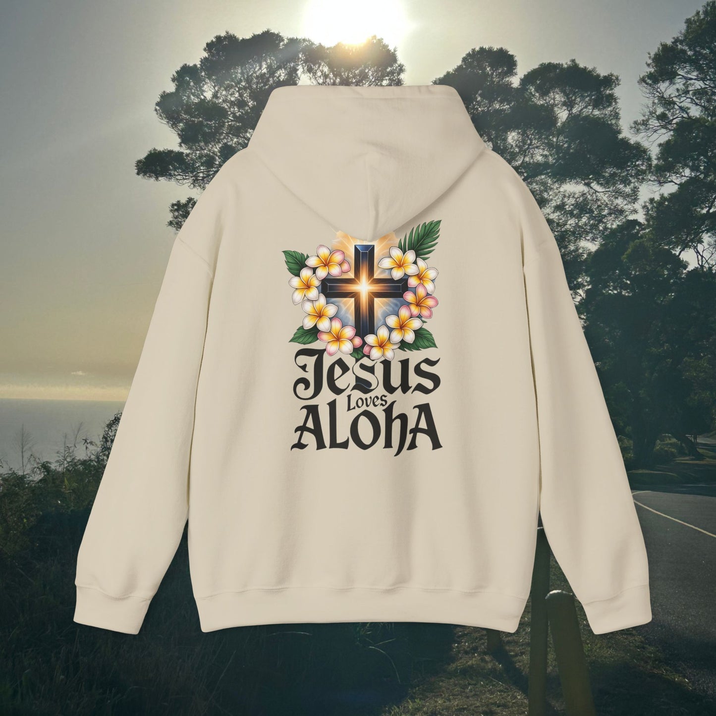 Jesus loves Aloha - Unisex Hoodie