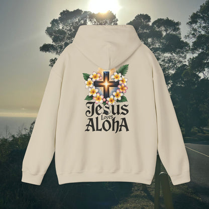 Jesus loves Aloha - Unisex Hoodie