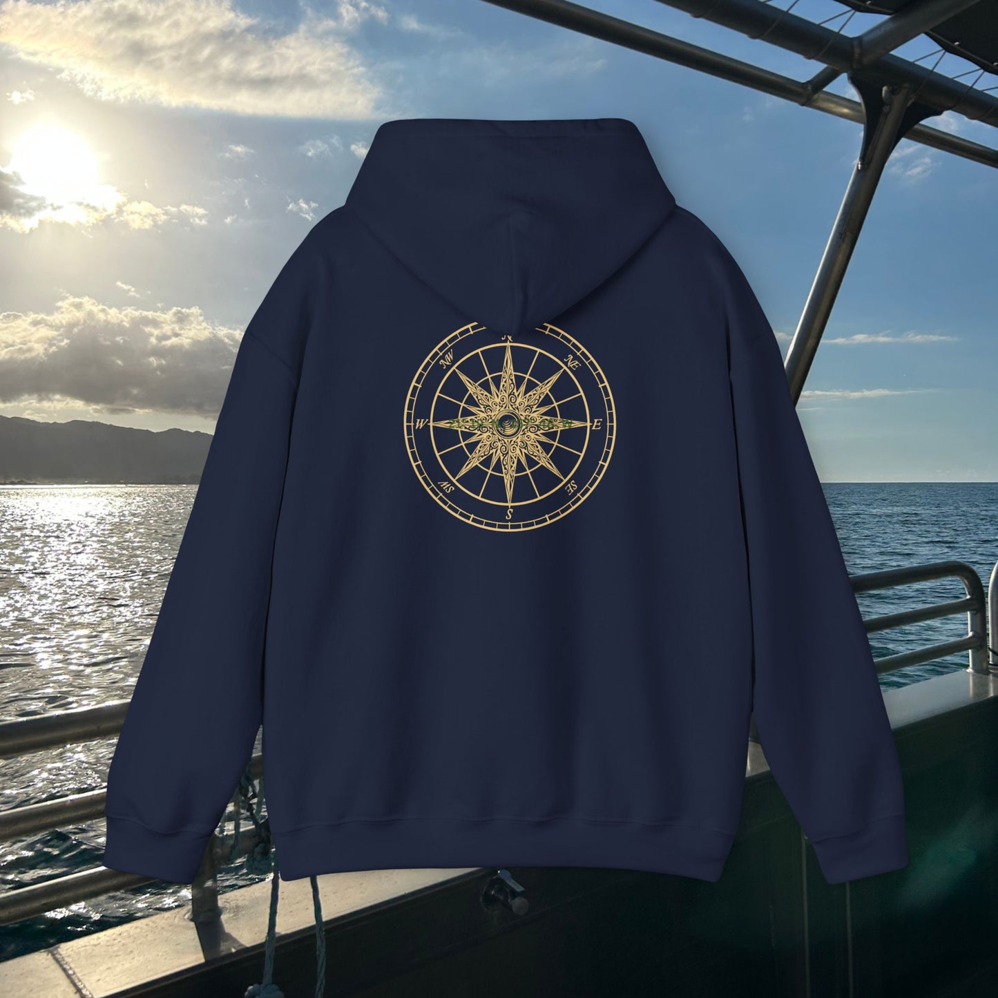 M'Aloha Earth - Compass Men's Hoodie
