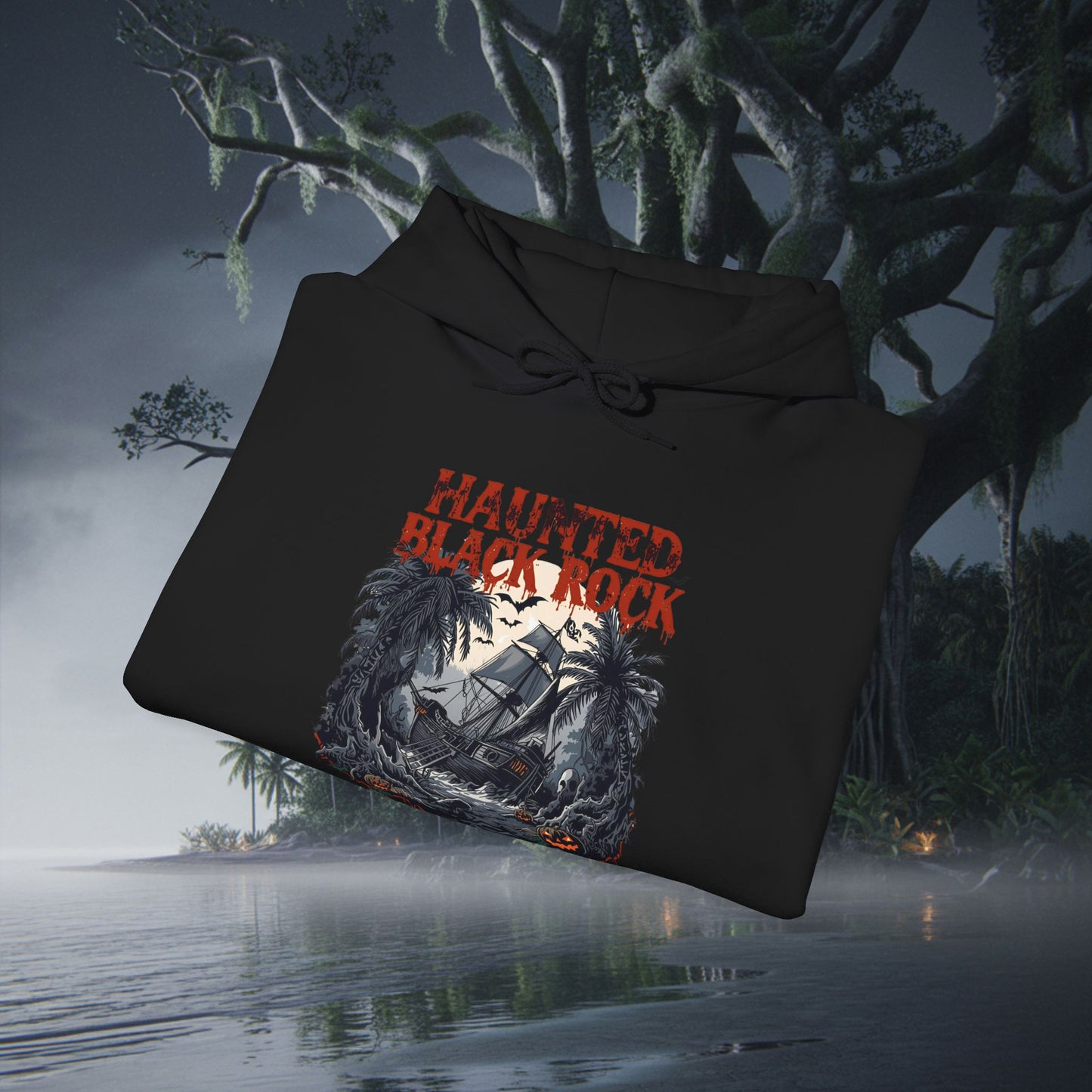 Haunted Black Rock Hoodie