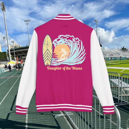 M'Aloha Surfer Letterman Jacket for women