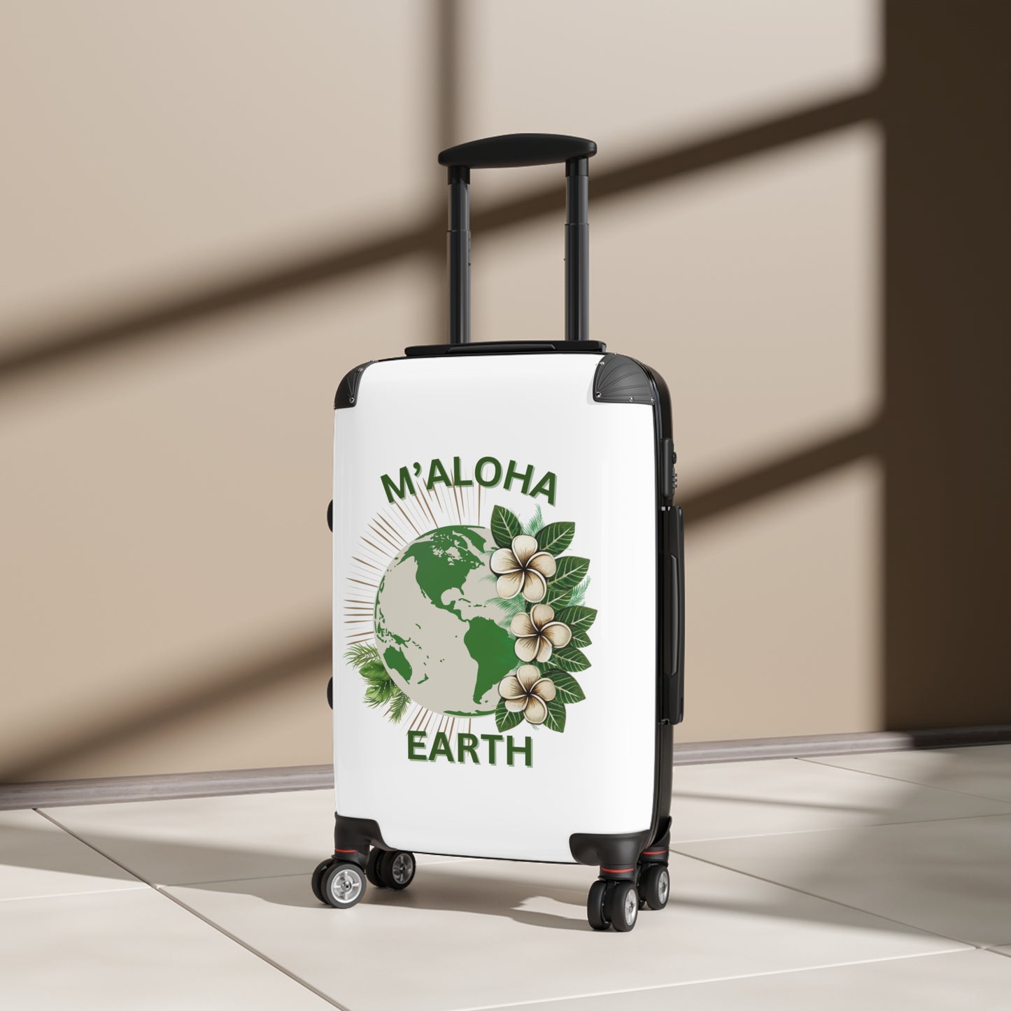 M'Aloha Earth white Suitcase