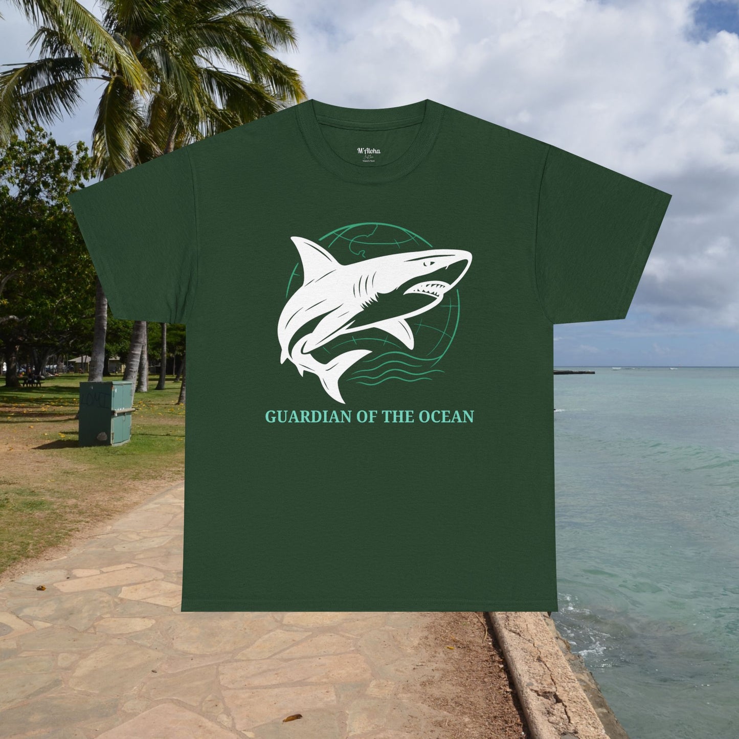 M'Aloha Earth - Shark Men's T-Shirt