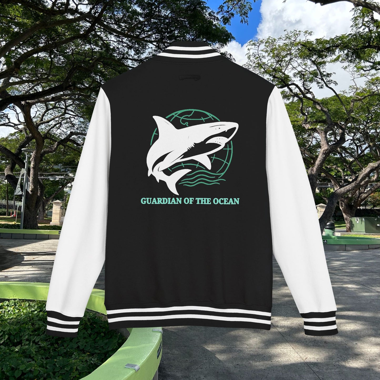 M'Aloha Shark Letterman Jacket