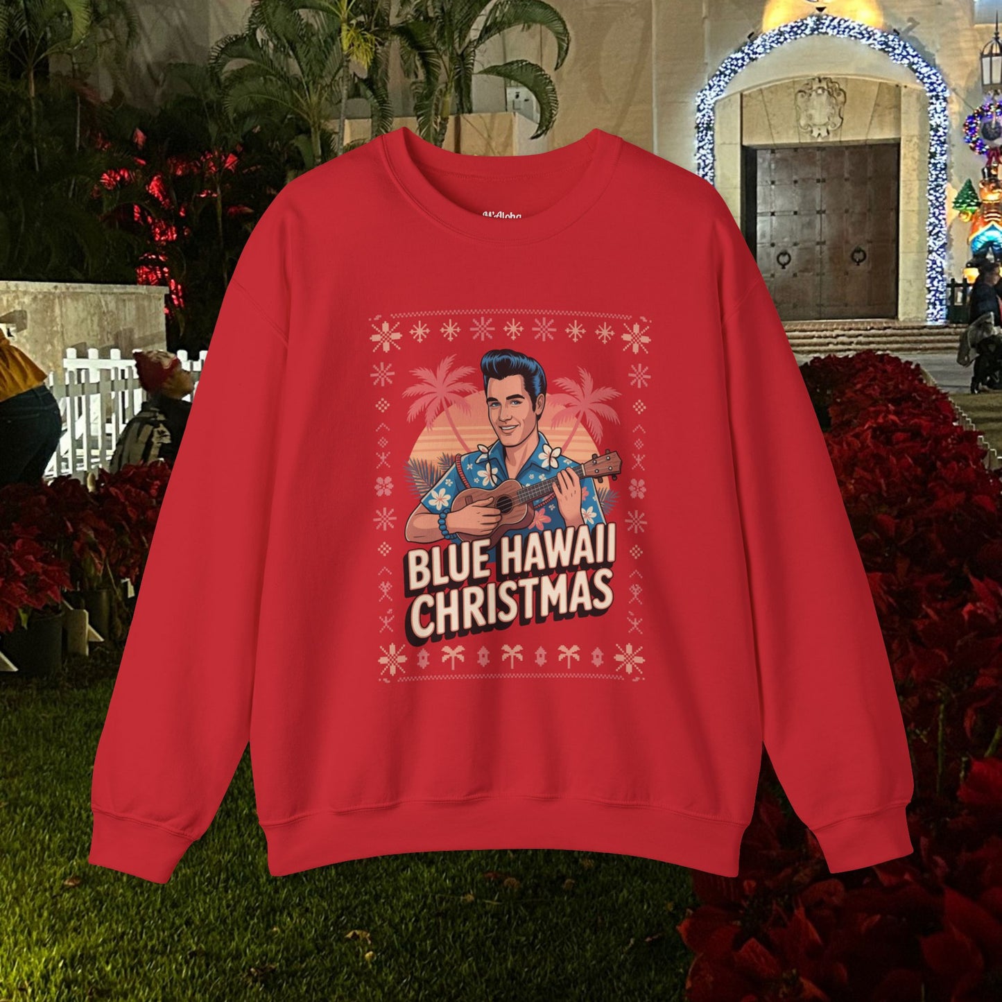 Blue Hawaii - Ugly Sweater