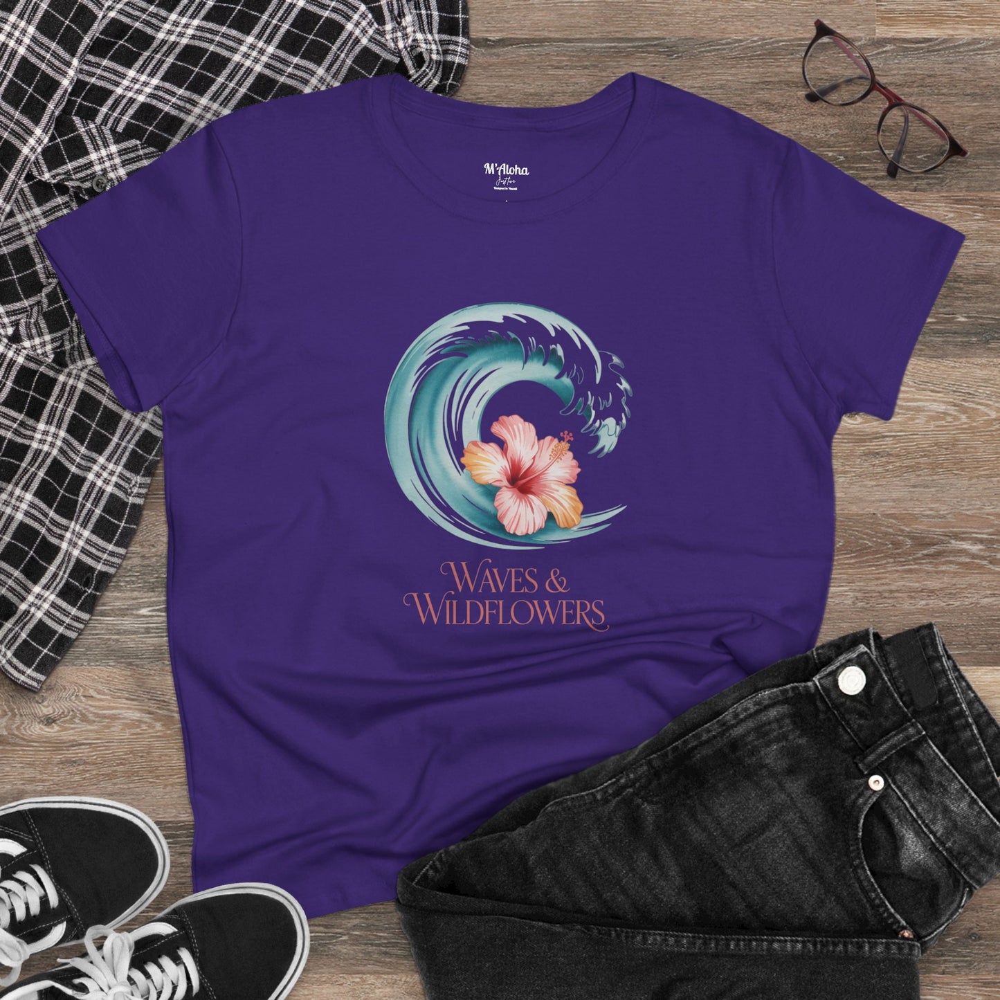 Waves & Wildflowers Women's Tee