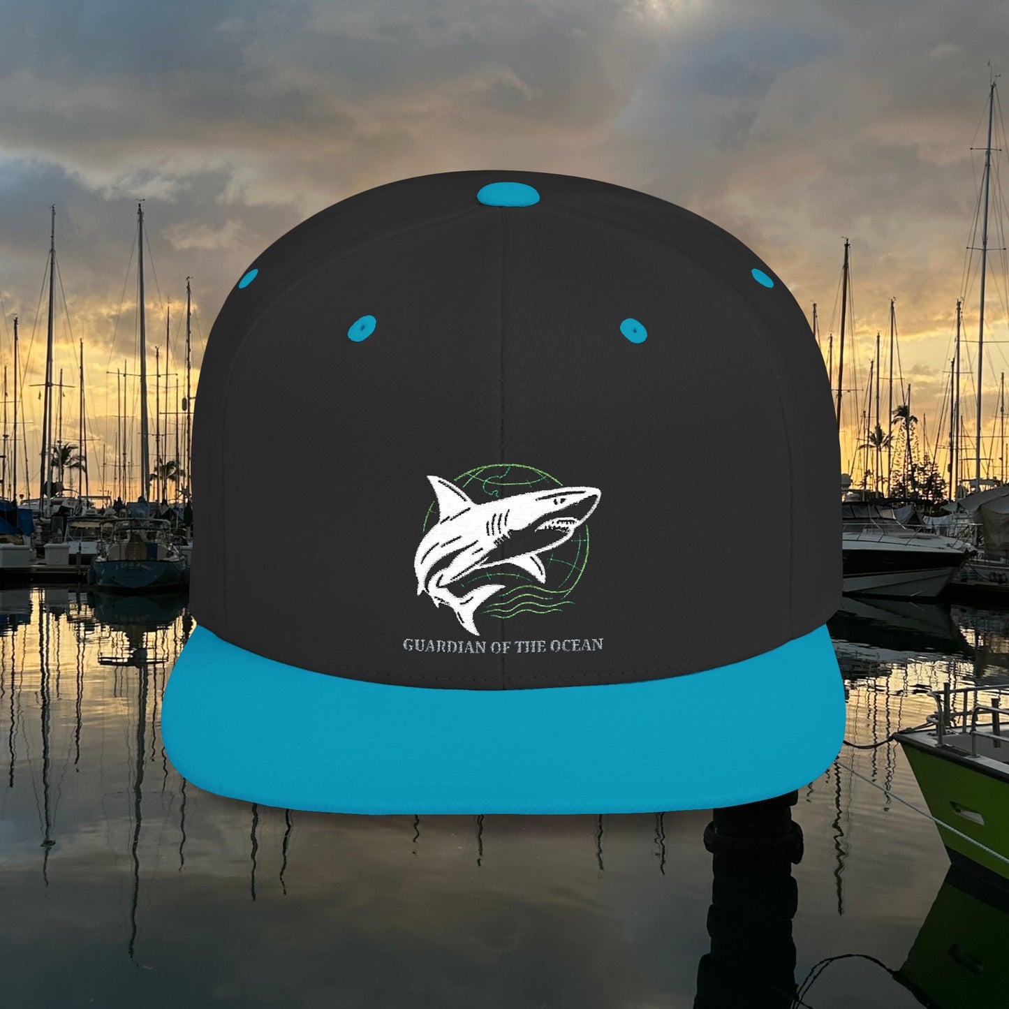 White Shark M'Aloha Snapback Cap