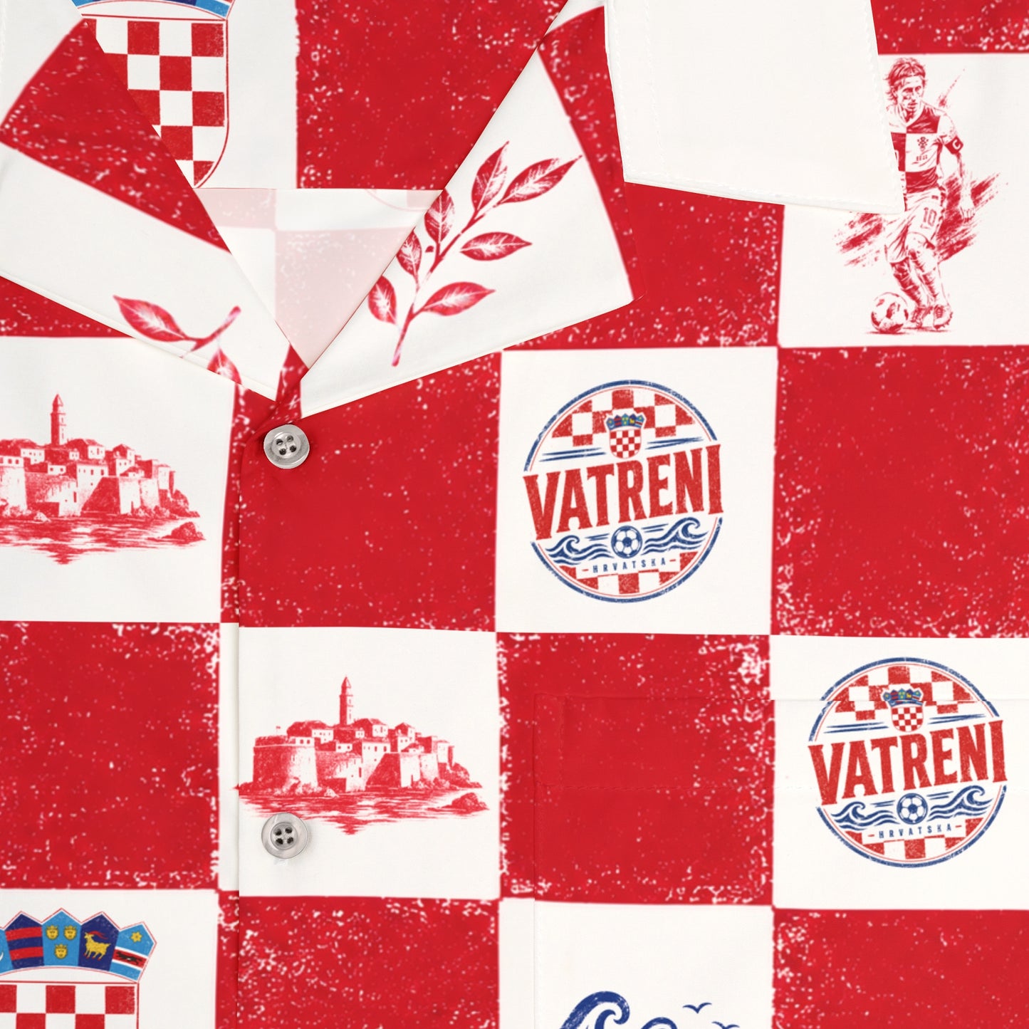 Hawaiian Worldcup Shirt Croatia