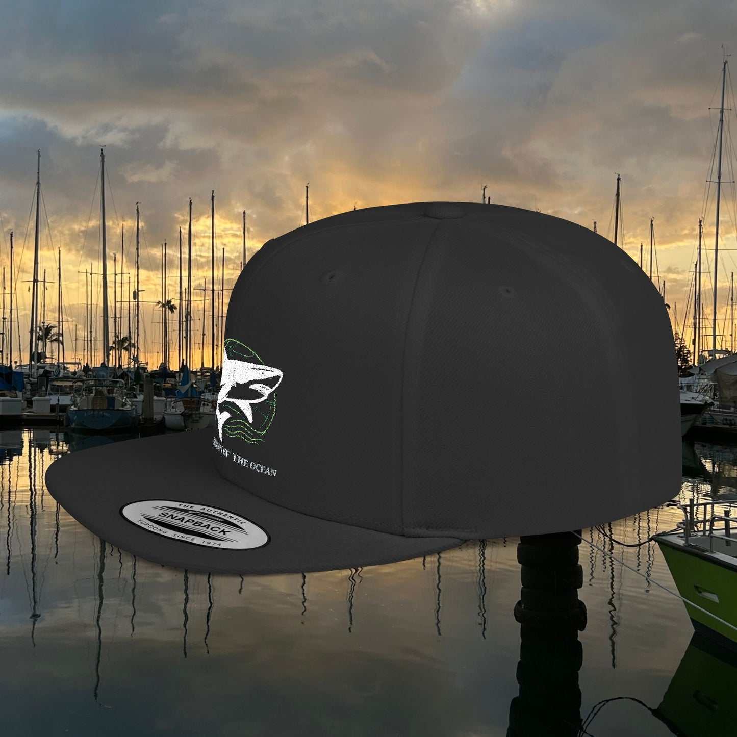 White Shark M'Aloha Snapback Cap