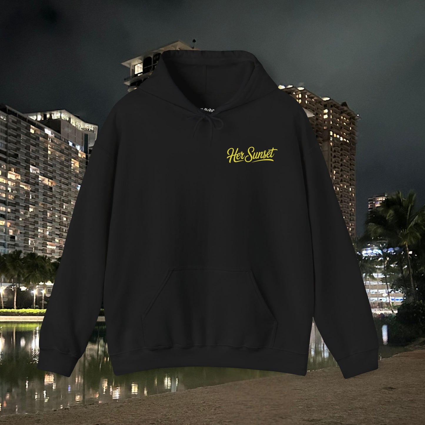 Her sunset men's Hoodie