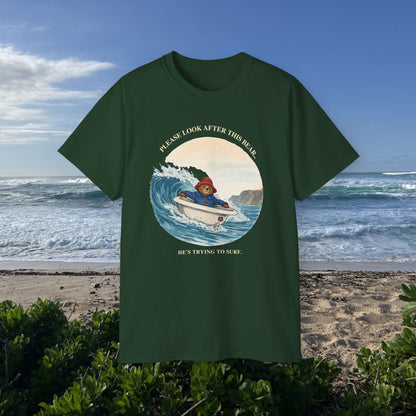Trying to surf  - Unisex Tee
