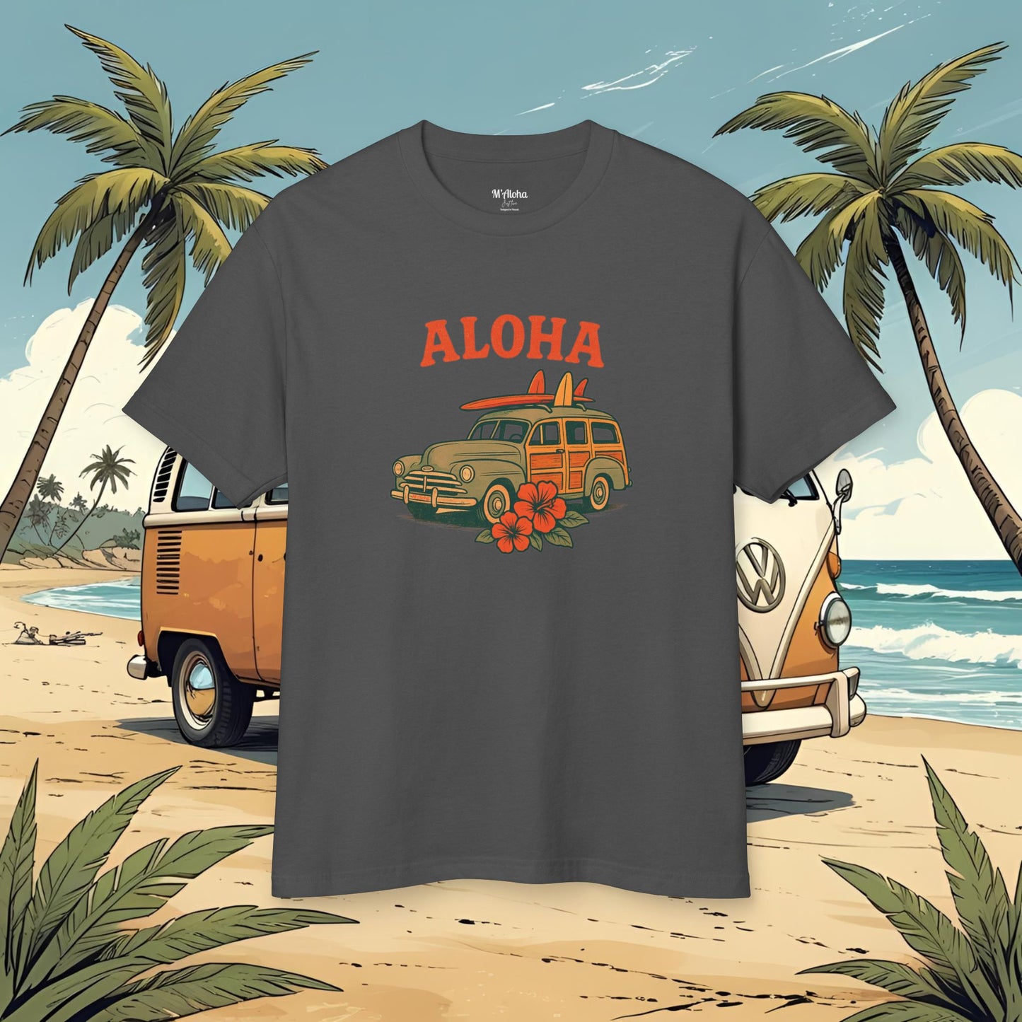 M'Aloha Nostalgia Car T-Shirt