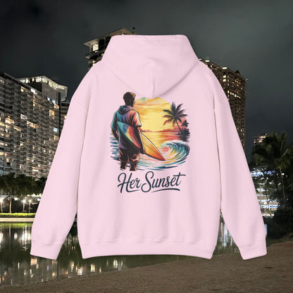Her sunset men's Hoodie