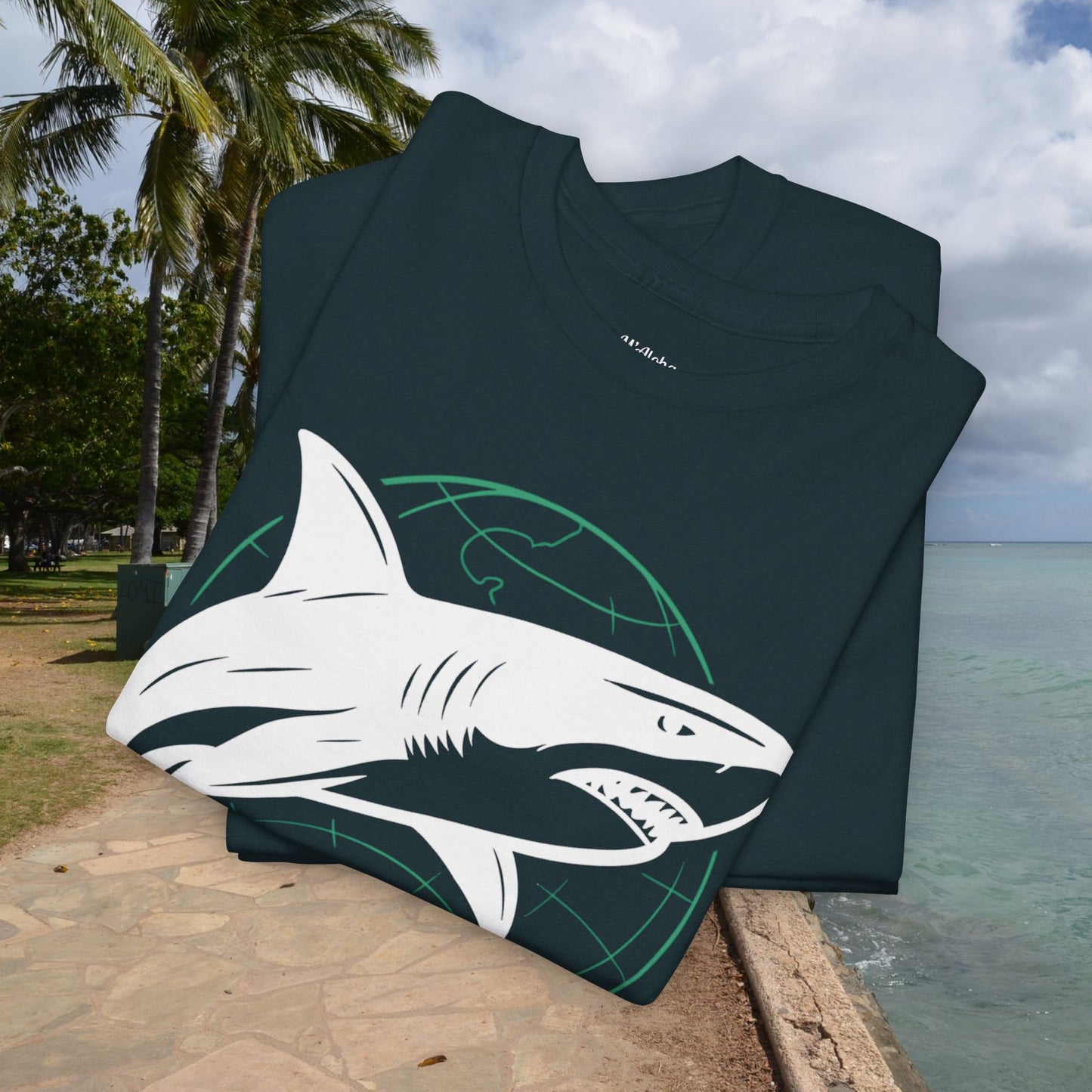 M'Aloha Earth - Shark Men's T-Shirt