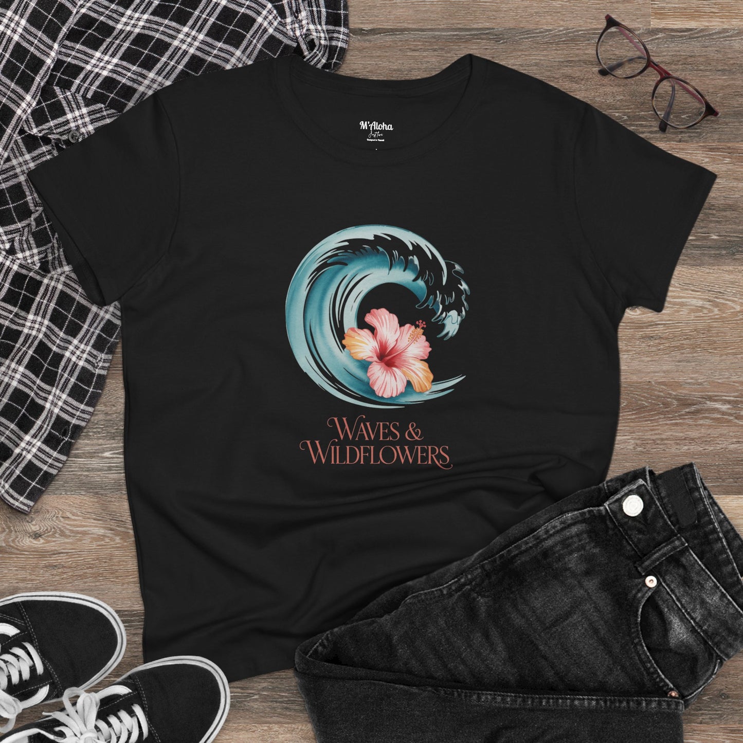 Waves & Wildflowers Women's Tee