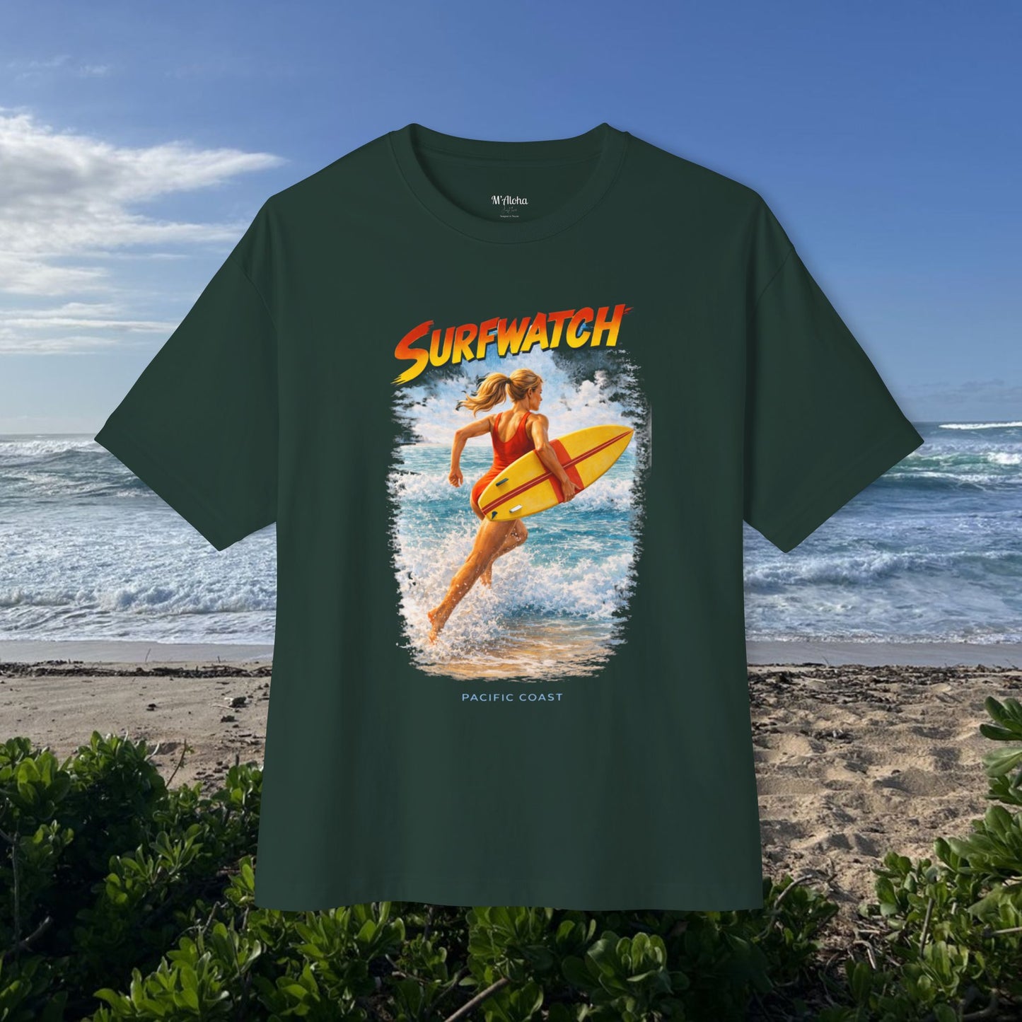 Surfwatch Costline -  Unisex Oversize Tee