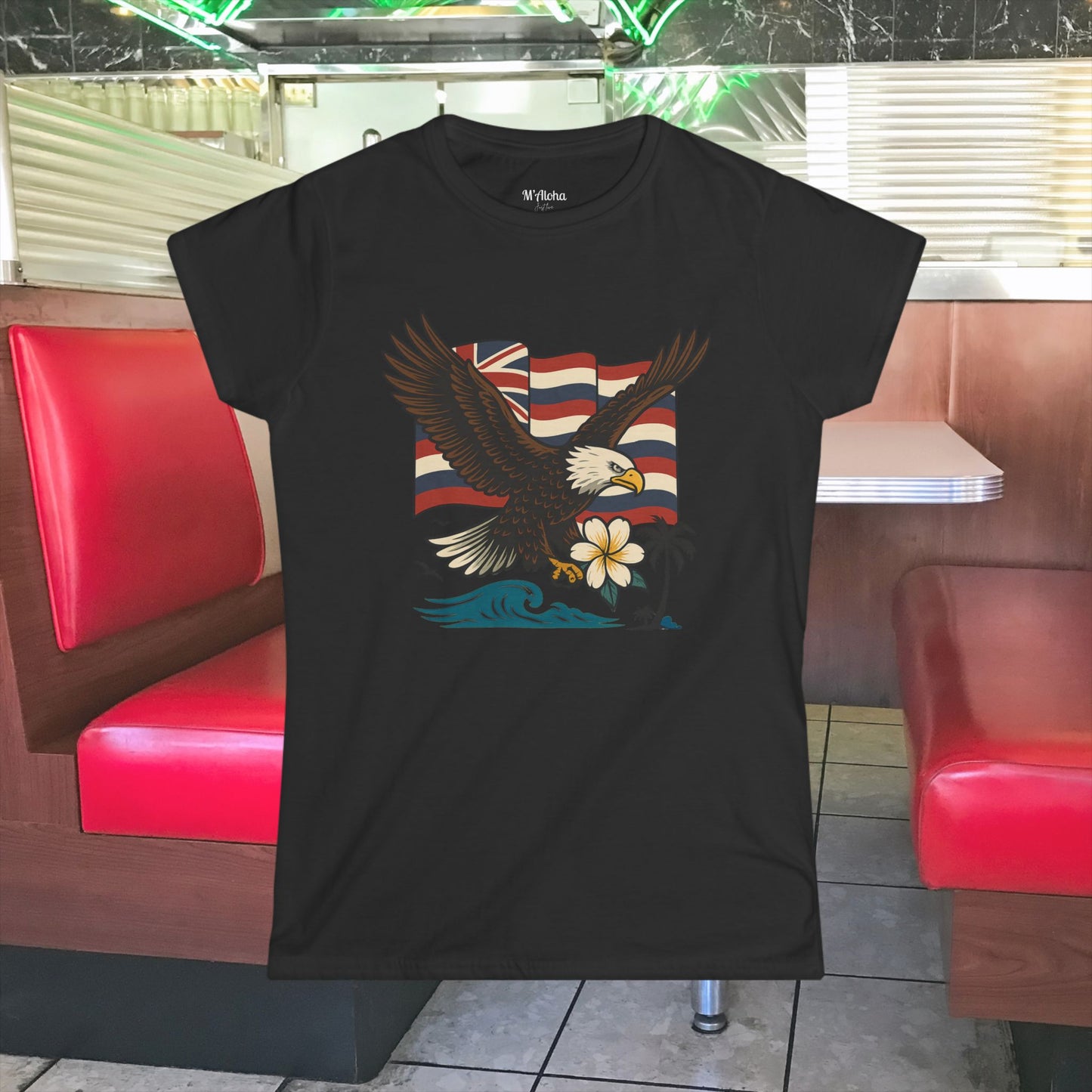M'Aloha Eagle - Women's Softstyle Tee