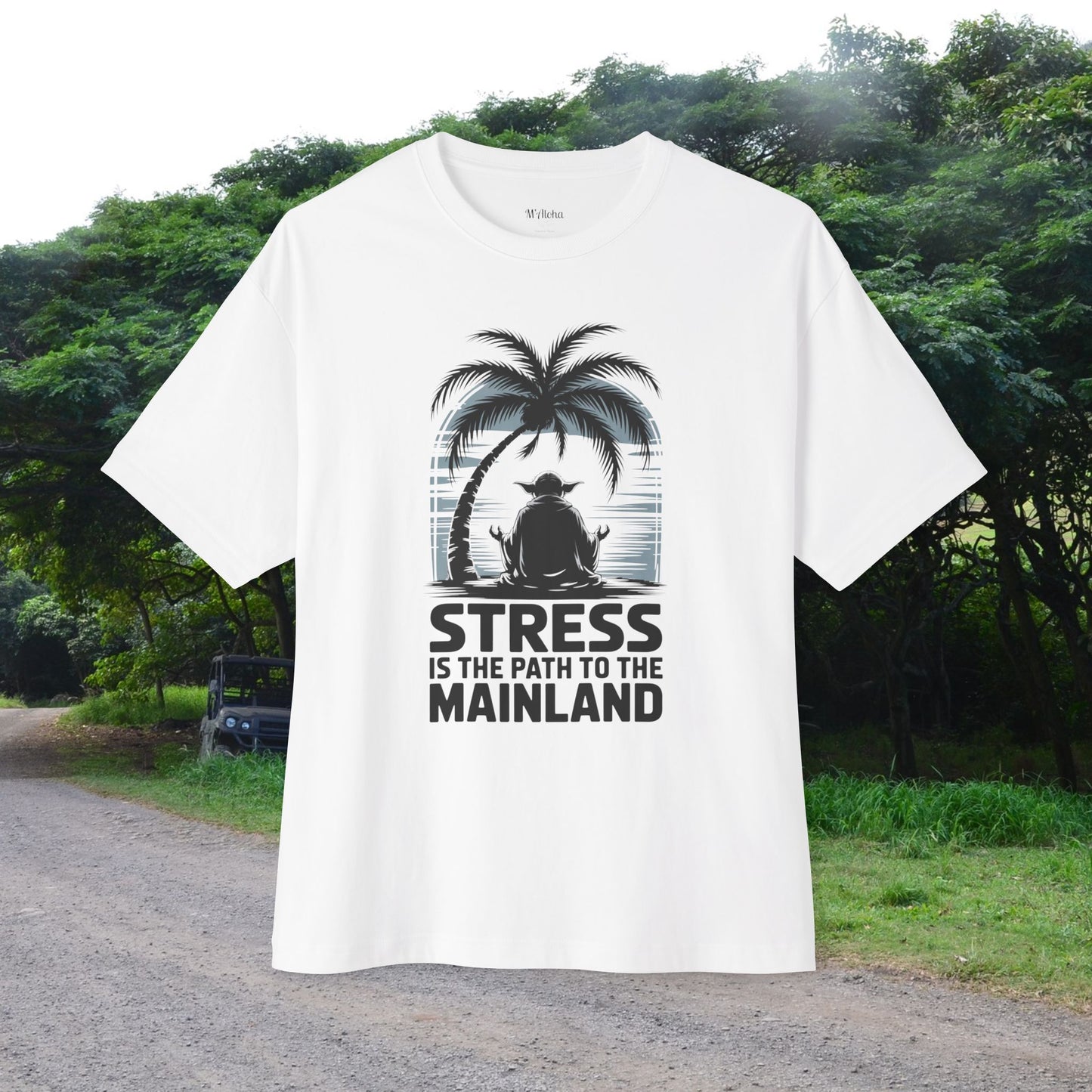 Path to the Mainland Unisex Oversize Tee