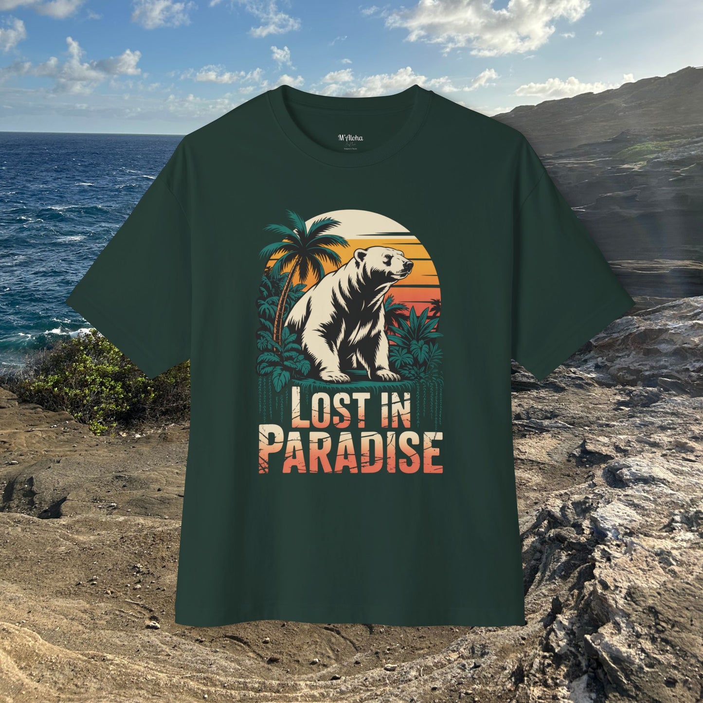 Lost in Paradise Unisex Oversized Tee