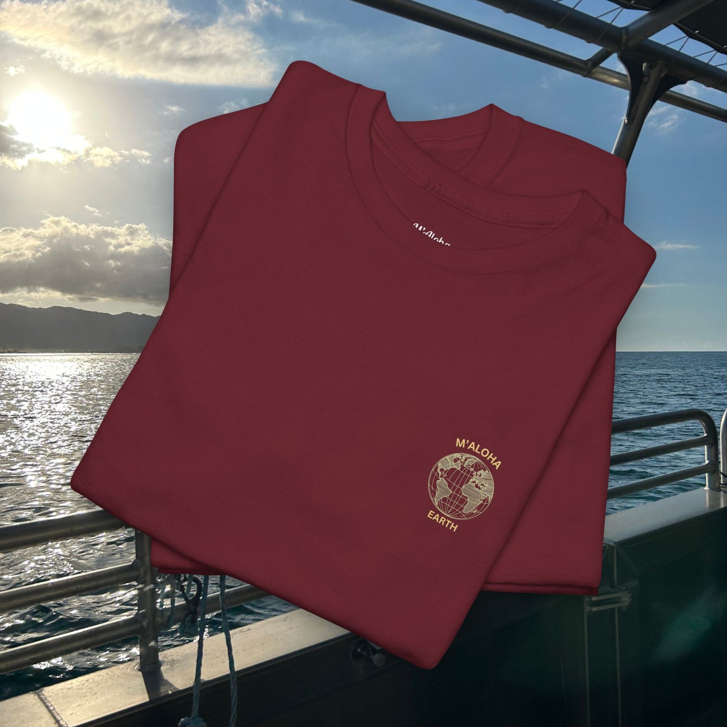 M'Aloha Earth - Compass Men's T-Shirt
